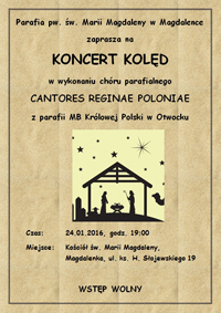 Koncert kolęd w Magdalence